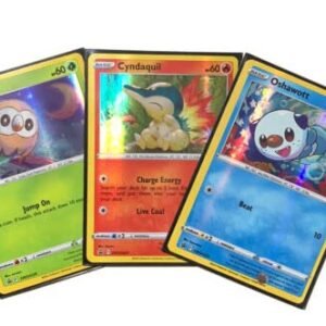 Trading Cards Pokemon Rowlet Cyndaquil Oshawott SWSH220 SWSH221 SWSH222 Hisuian Starters - Pokemon Promo Card Set