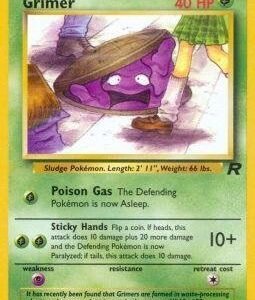 Collectible Card Games Pokemon Pokemon - Grimer (57) - Team Rocket