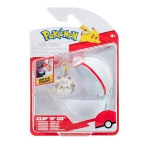 Pokemon Clip 'N' Go Togedemaru and Premier Ball - Includes 2-Inch Battle Figure and Premier Ball Accessory Pokemon Action Figures