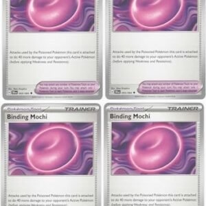 Binding Mochi 055/064 - Shrouded Fable – Pokemon Card Lot x4 Playset Collectible Card Games Pokemon