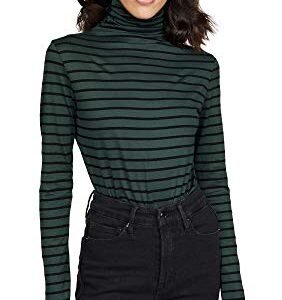 womens Tops, Tees & Blouses AG AG Adriano Goldschmied Women's Chels Turtleneck Pine Needl