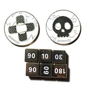 Pokemon - Metal Damage Counter & Poison/Burn Markers - Charizard Ultra Premium Collection Action Figures Pokemon