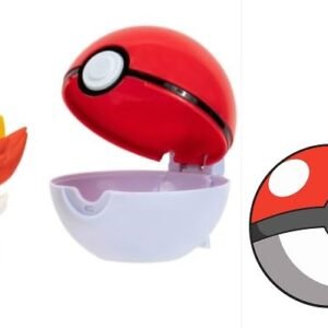 Action Figures Pokemon Pokemon Clip n Go Battle Feature Figure Multi-Pack Action Ready Pack Plus Sticker (Fennekin and Poke Ball)