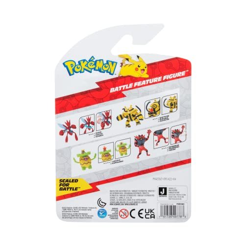 Action Figures Pokemon Pokemon SCIZOR Battle Feature Figure - 4.5-Inch Scizor Battle Figure with Slashing Pincer