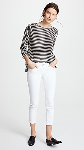 womens Jeans AG AG Adriano Goldschmied Women's Prima Roll Up White