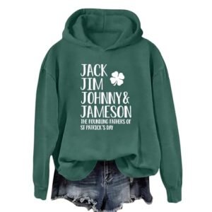 Womens St Patrick's Day Tops Shenanigrams T-Shirts Long Sleeve Crewneck Fashion Tops Holiday Party Outfits AG X-Large AG ‎womens Tops, Tees & Blouses