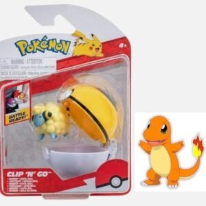 Pokemon Action Figures Pokemon Clip 'N' Go Battle Figure Action Ready with Bonus Sticker (Mareep wtih Level Ball)