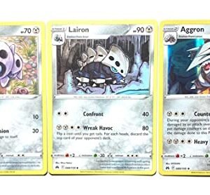 Pokemon Trading Cards Aggron 089/159 - Crown Zenith - Holo or Reverse - Pokemon Evolution Card Set