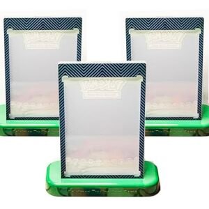 Pokemon Pokemon Magnetic Card Display – Green – Ogerpon ex Collection – Lot of 3 with Stand Card Storage & Display