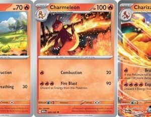 Charizard ex 066/165 - Pokemon 151 - Double Rare - Evolution 3 Card Set - Charmander Charmeleon Pokemon Collectible Card Games