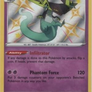 Pokemon Dragapult SV062/SV122 - Shiny Holo Rare - Shining Fates - NM/M Trading Cards