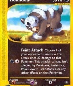 Collectible Card Games Pokemon Pokemon - Houndour (87) - Aquapolis