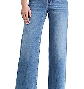 ‎womens Jeans AG FRAME Women's Le Slim Palazzo Jeans Drizzle