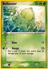 Collectible Card Games Pokemon Pokemon - Bulbasaur (55) - EX FireRed & LeafGreen