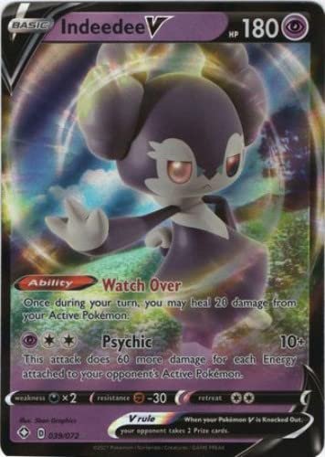 Pokemon Trading Cards Indeedee V 039/072 - Ultra Rare - Shining Fates - NM/M