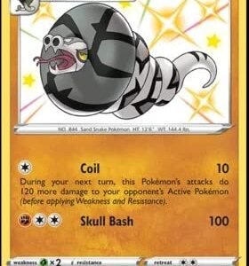 Pokemon Pokemon - Sandaconda SV071/SV122 - Shining Fates - Shiny Vault - Card Action Figures