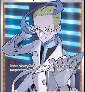 Trading Cards Pokemon Pokemon - Colress's Experiment - 190/196 Lost Origin Full Art Trainer Card