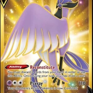 Collectible Card Games Pokemon Galarian Articuno V 181/172 Brilliant Stars - Secret Rare Gold Pokemon Card