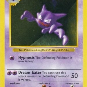 Collectible Card Games Pokemon Pokemon - Haunter - Basic 29/102 - Shadowless