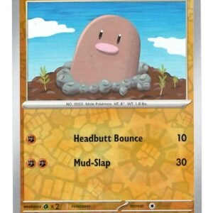 Collectible Card Games Pokemon Pokemon - Diglett 050/165 - Pokemon 151 - Reverse Foil - Single Card