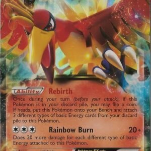 Pokemon - Ho-Oh-EX (22) - BW - Dragons Exalted - Holo Board Games Pokemon