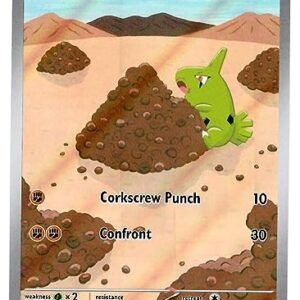 Collectible Card Games Pokemon Pokemon - Larvitar 203/197 - Obsidian Flames - Illustration Rare - Holo Foil Full Art