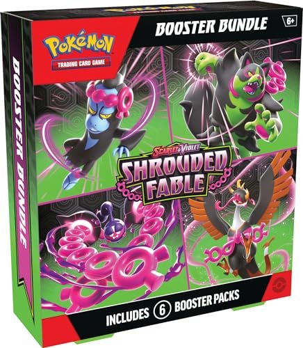 POKEMON TCG: SCARLET AND VIOLET SHROUDED FABLE BOOSTER BUNDLE Pokemon Dedicated Deck Card Games