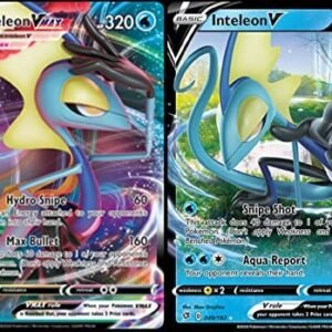Collectible Card Games Pokemon Inteleon V & Vmax Card Lot - 050/192 - Rebel Clash - Pokemon Ultra Rare 2 Card Lot
