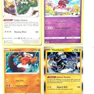 Pokemon Landorus - Tornadus - Thundurus - Enamorus Legendary 4 Card Lot - Crown Zenith Trading Cards Pokemon