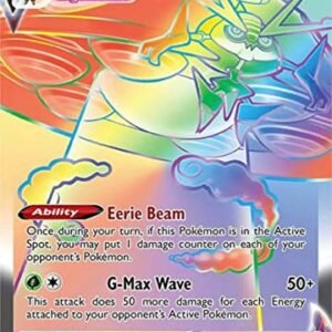 Pokemon - Orbeetle VMAX - 186/185 - Secret Rare - Sword & Shield: Vivid Voltage Action Figures Pokemon