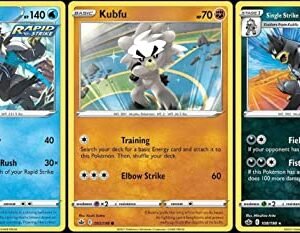 Rapid Strike Urshifu 044/198 & Single Strike Urshifu 108/198 - Chilling Reign - Pokemon Evolution 3 Card Lot Action Figures Pokemon