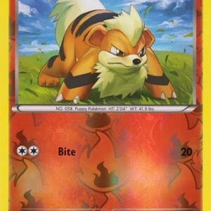 Collectible Card Games Pokemon Pokemon - Growlithe (10/122) - XY Breakpoint - Reverse Holo