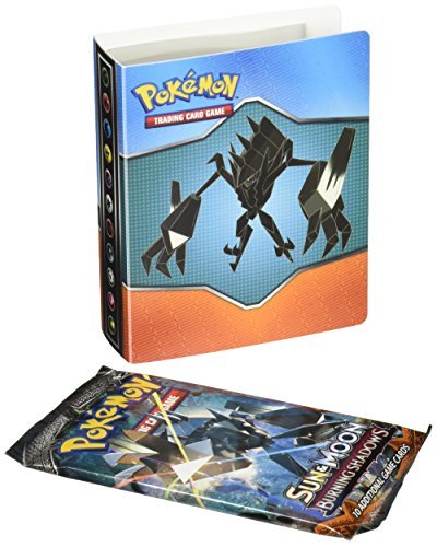 Card Storage & Display Pokemon Sun & Moon (burning shadows) SM3 MINI collector's album, holds 60 cards(With bonus BOOSTER pack , may vary)