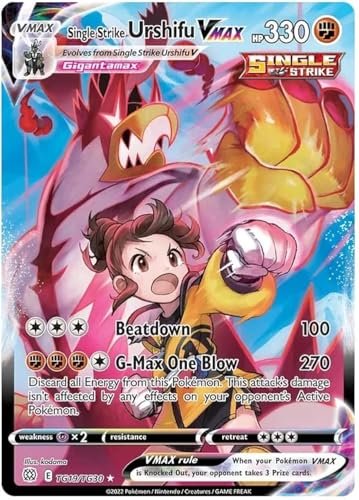 Single Strike Urshifu VMAX - TG19/TG30 - Character Rare - Sword & Shield: Brilliant Stars Pokemon Trading Cards
