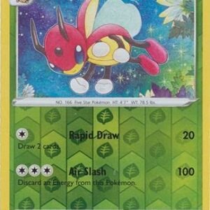 Collectible Card Games Pokemon Ledian - 005/198 - Uncommon - Reverse Holo - Sword & Shield - Chilling Reign