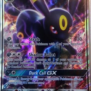 POKEMON, Sun and Moon, UMBREON GX 80/149 Pokemon Collectible Card Games