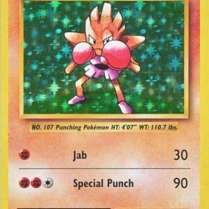 Collectible Card Games Pokemon Hitmonchan 62/108 - XY Evolution - Holo Rare - Pokemon Card