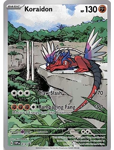 Pokemon Pokemon - Koraidon - SVP014 - Scarlet & Violet - Black Star Promo 014 Action Figures