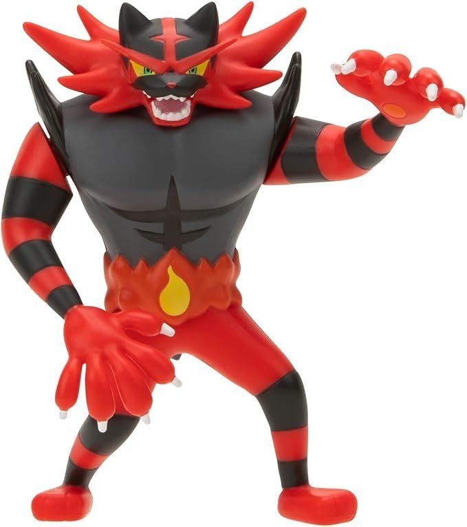 Pokemon Battle Feature Figure - Incineroar Action Figures Pokemon