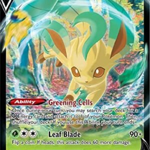 Collectible Card Games Pokemon Leafeon V - 007/203 - Ultra Rare - Sword & Shield - Evolving Skies