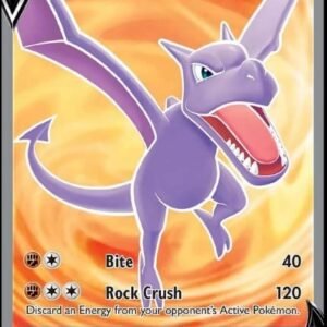 Pokemon Pokemon - Aerodactyl V - 179/196 Lost Origin Full Art Card Trading Cards