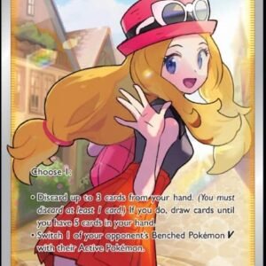 Serena 193/195- Silver Tempest - Full Art - Pokemon Ultra Rare Card - Holo Foil Pokemon Collectible Card Games