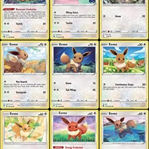 Trading Cards Pokemon Pokemon Eevee 9 Card Lot - Sun Moon Lost Thunder - 155/214-101/149