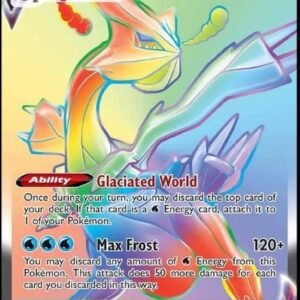 Collectible Card Games Pokemon Pokemon - Kyurem VMAX 197/196 Lost Origin Secret Rainbow Rare Foil