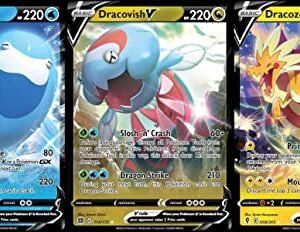 Arctovish V - Dracovish V - Dracozolt V - Pokemon Ultra Rare Card Lot - Evolving Skies - Brilliant Star - Fossil Pokemon Pokemon Action Figures