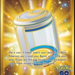 Collectible Card Games Pokemon Egg Incubator 087/078 - Pokemon Go - Gold Secret Rare Card