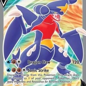 Pokemon Trading Cards Garchomp V - 178/189 - Full Art Ultra Rare - Sword & Shield - Astral Radiance
