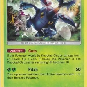Collectible Card Games Pokemon Pokemon - Heracross - 11/147 - Rare - Sun & Moon: Burning Shadows
