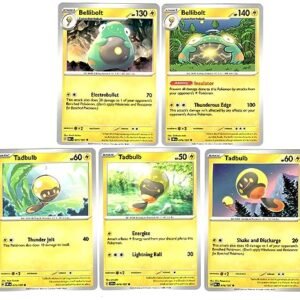 Bellibolt 078/197-077/197 - Obsidian Flames - Pokemon Evolution 5 Card Lot Dedicated Deck Card Games Pokemon