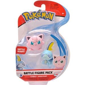 Pokemon Pokemon - Battle Figure 2pack - Jigglypuff and Sobble Munchlax a Action Figures